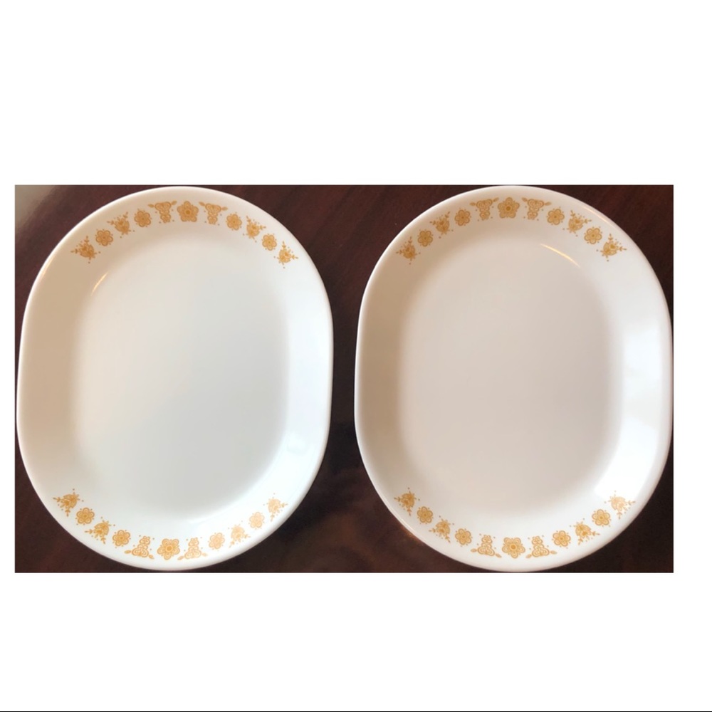 Corningware Butterfly Gold Serving Platters